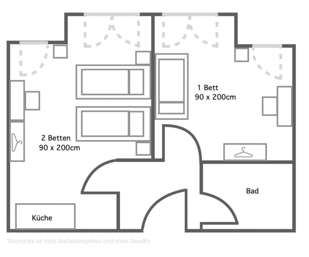 2 Zimmer Apartment Mit Bis Zu 4 Einzelbetten In Der Land Of Living Kelheim Zewnętrze zdjęcie